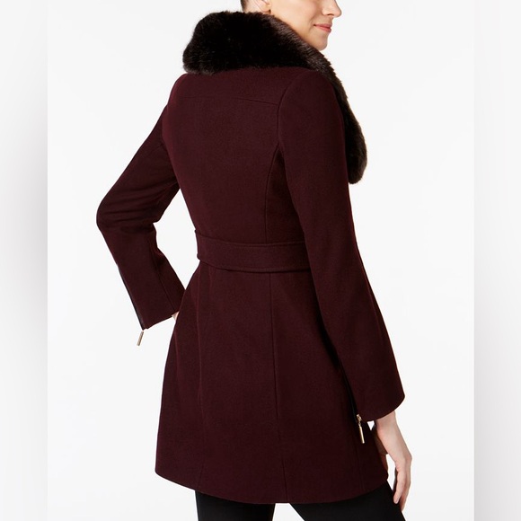 French Connection Fur Trim Jacket - Picture 2 of 8